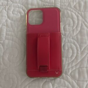 Wallis Pink Protective iPhone Case with Kickstand